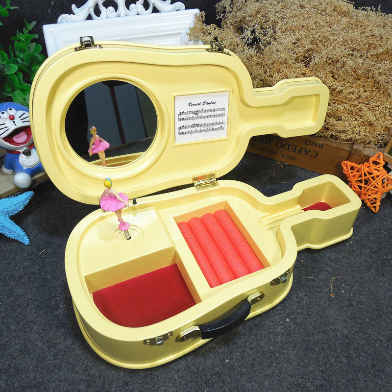 Spin Dancing Girl Jewelry Music Box