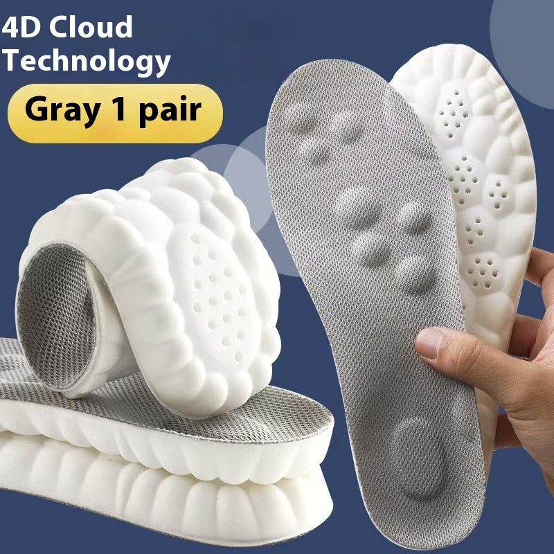 Insole Sports Shock Absorption Arch Support High Elastic Running Military Training