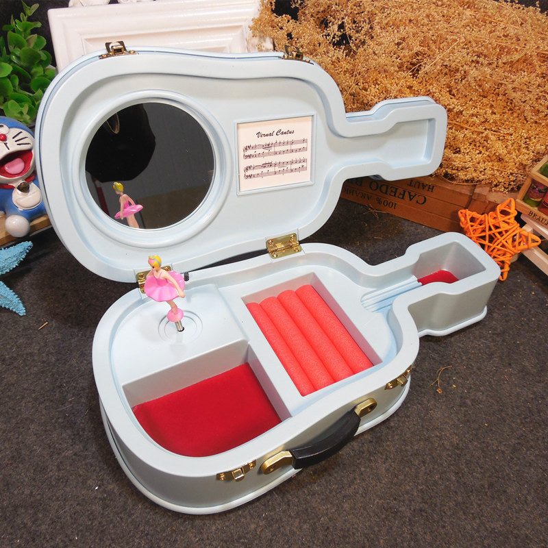 Spin Dancing Girl Jewelry Music Box