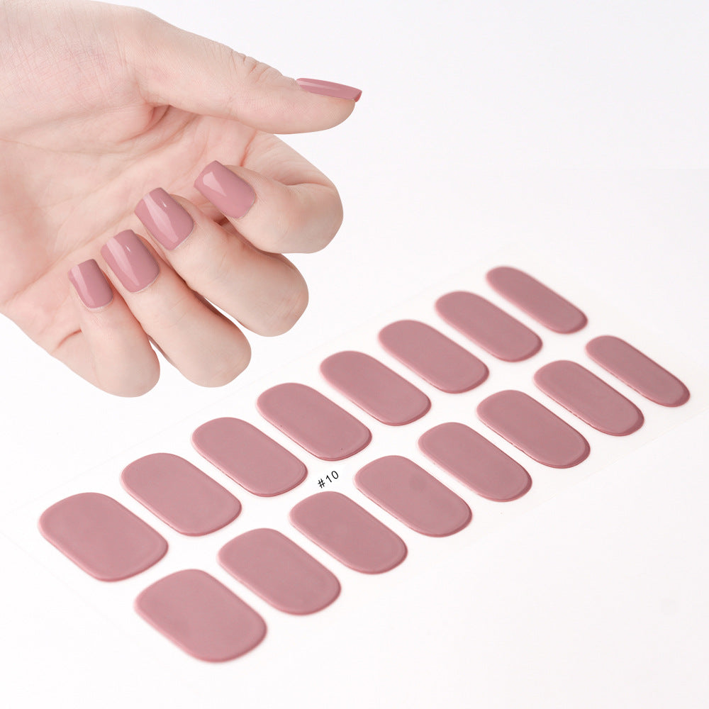 Cream Wind Gel Soft Nail Patch