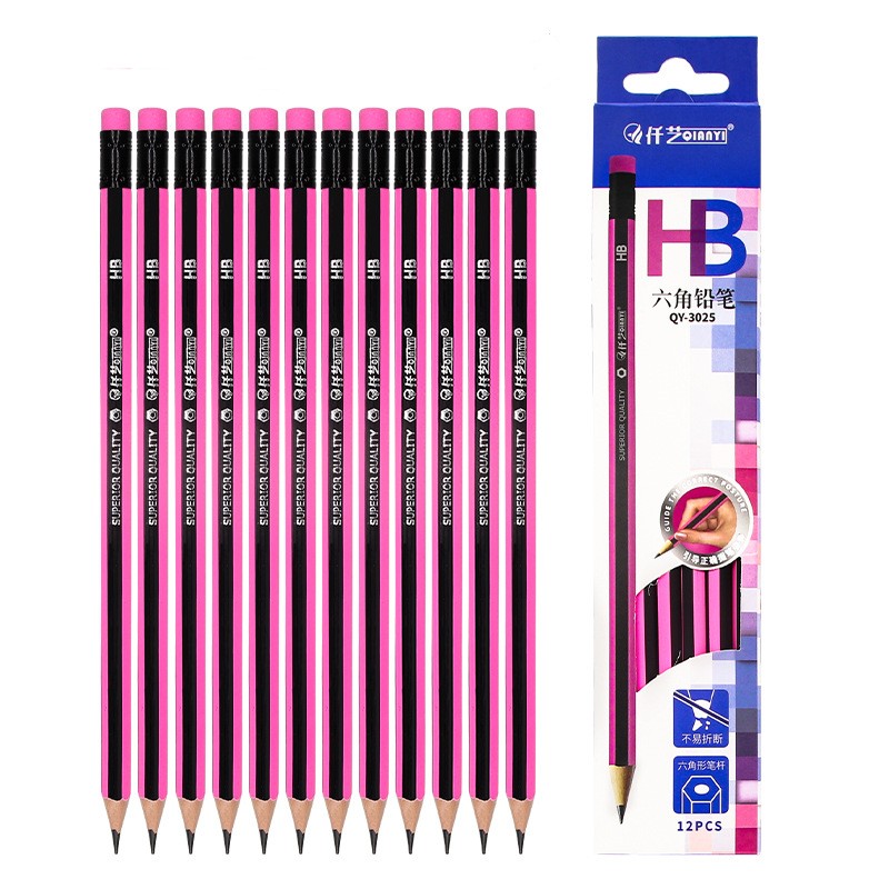 2B Sketch Pen Hexagonal Posture Children's Pencil