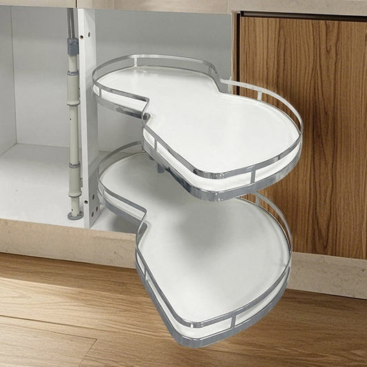 Kitchen Cabinet Pull-out Corner Basket Double-layer Storage Rack