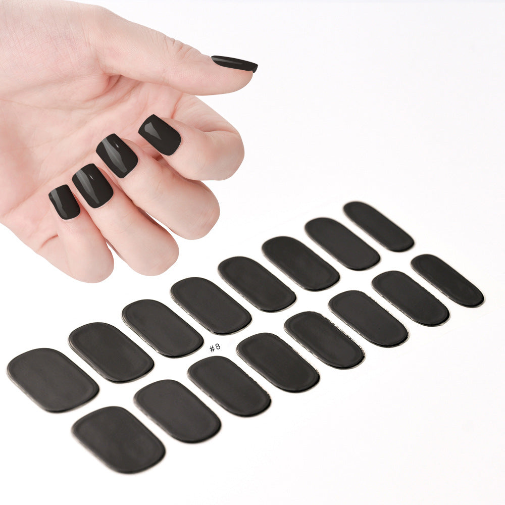 Cream Wind Gel Soft Nail Patch