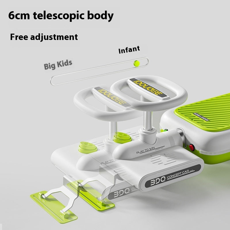 Children's Electric Mopping Go-kart Four-wheel Seated Toy