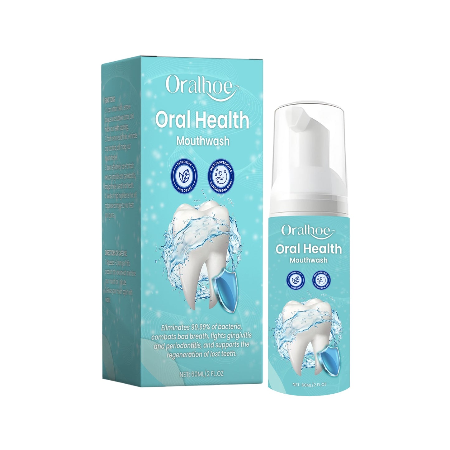 Remove Dental Bacteria Clean And Care Mouthwash