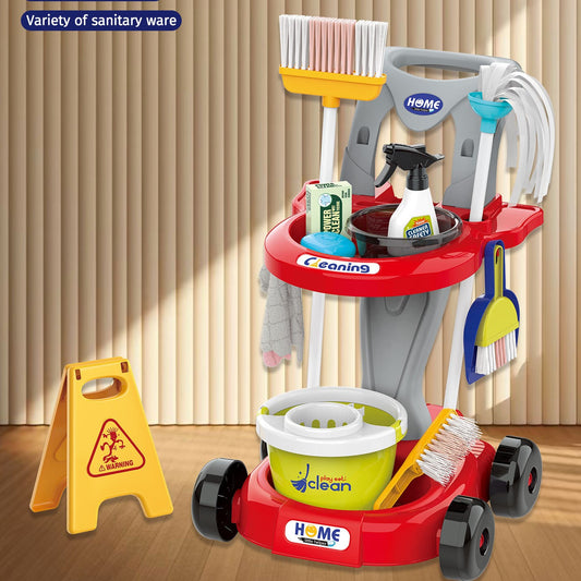 Children Play House Cleaning Toys