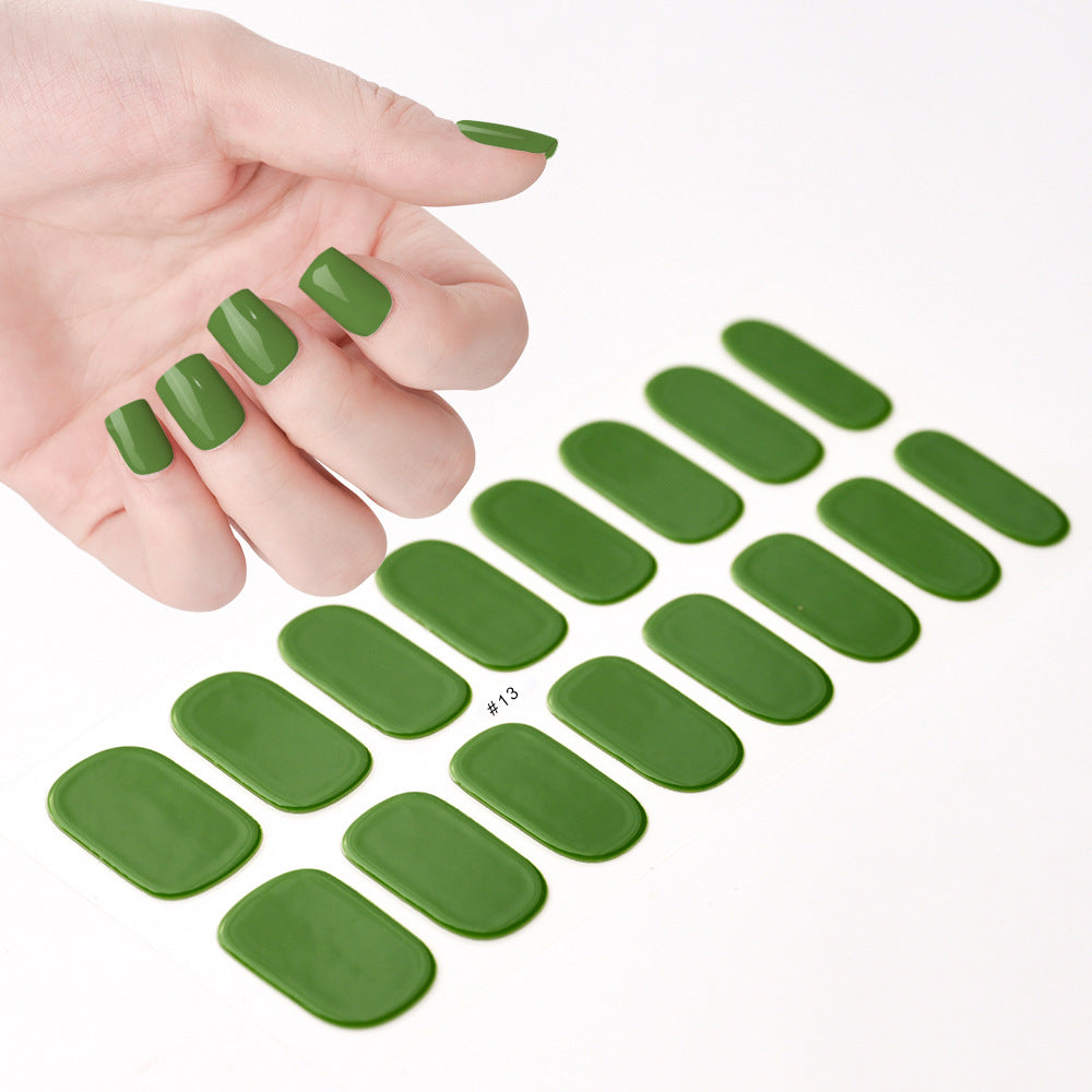 Cream Wind Gel Soft Nail Patch