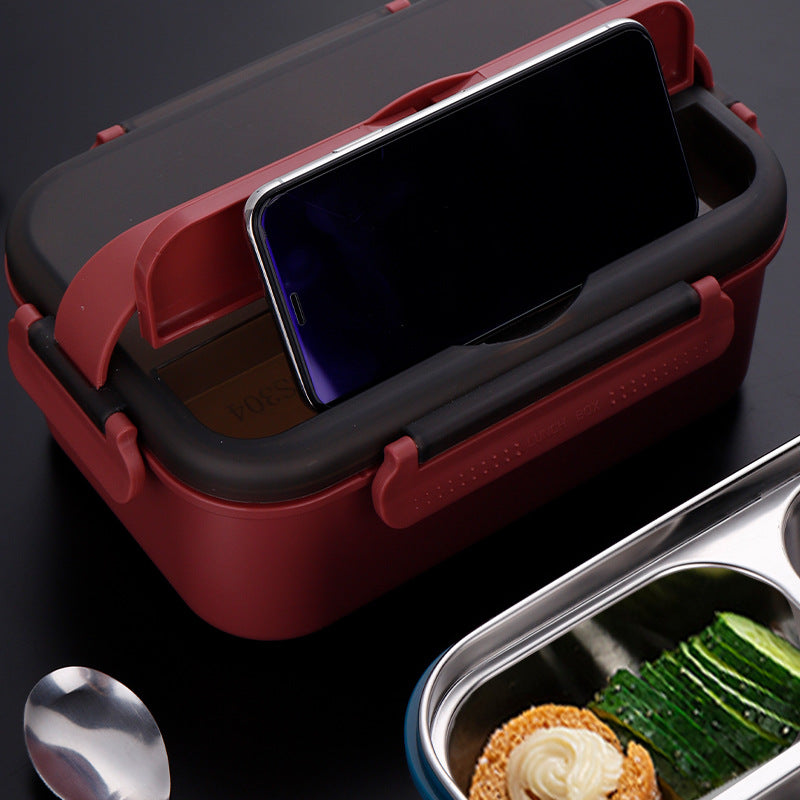 304 Stainless Steel Insulated Lunch Box Compartmentalized Portable