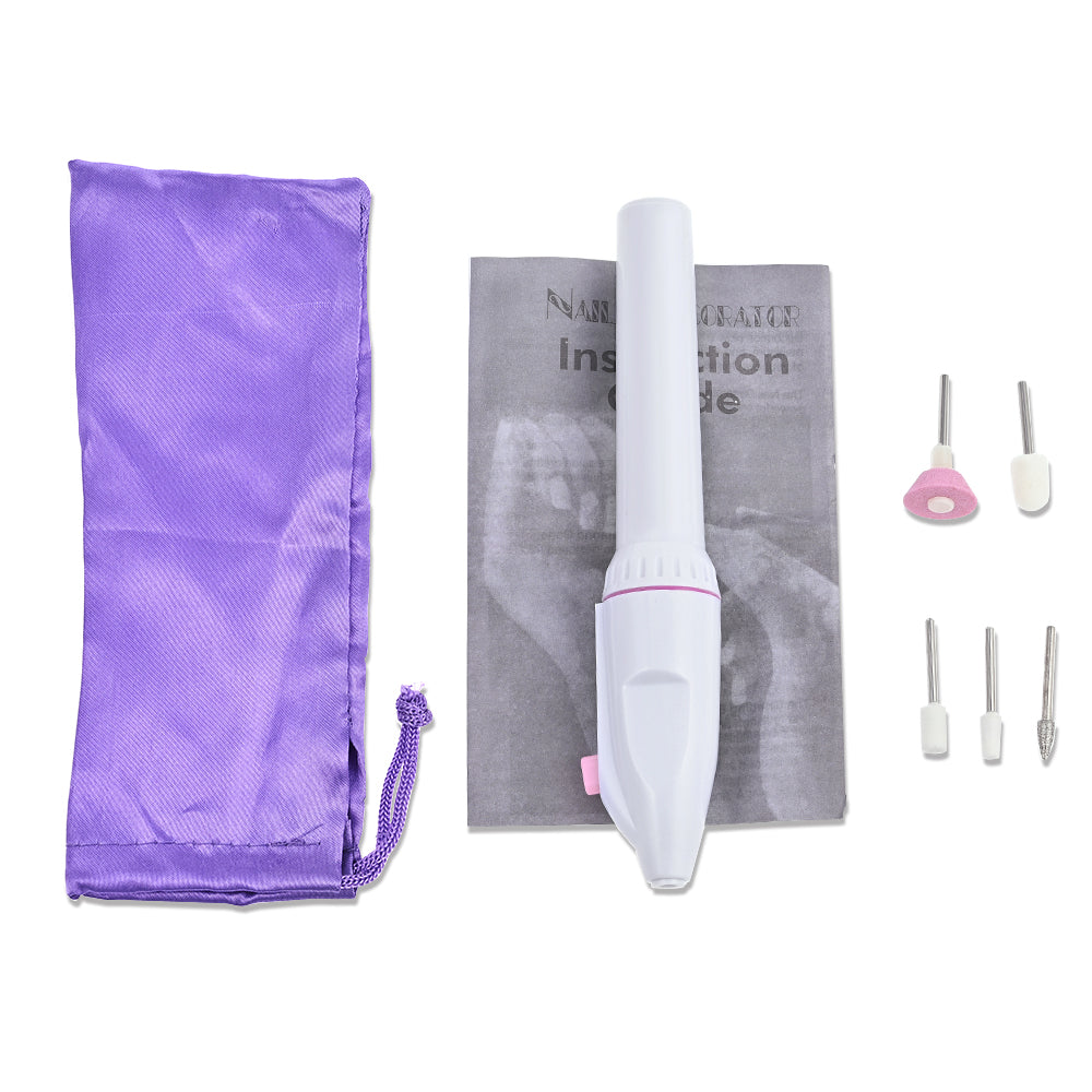 Portable Pen Nail Polisher Battery Electric