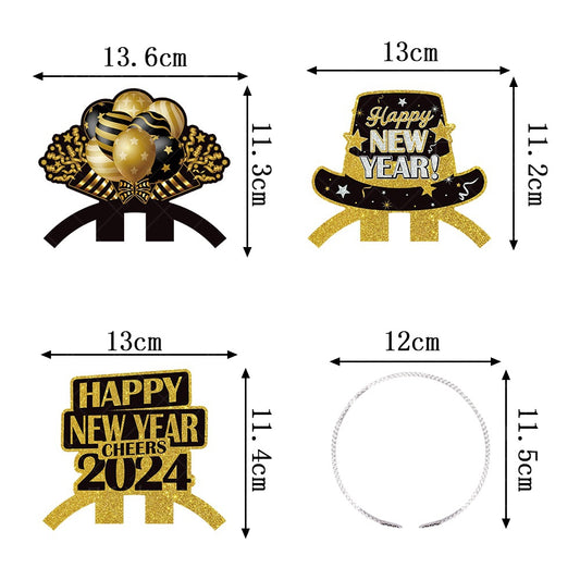 New Year Party Decorative Hair Bands Hair Accessories