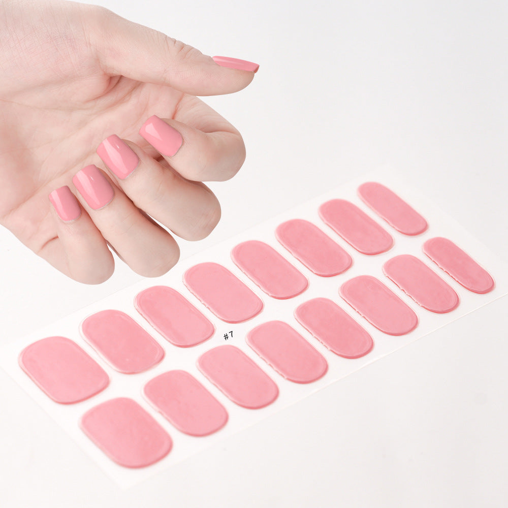 Cream Wind Gel Soft Nail Patch
