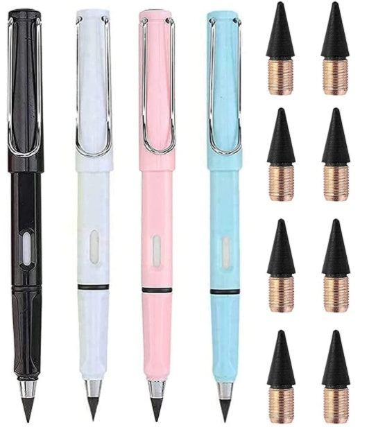 Pencil Writing Keeps Free From Sharpening Primary School Students HB Can't Finish Writing